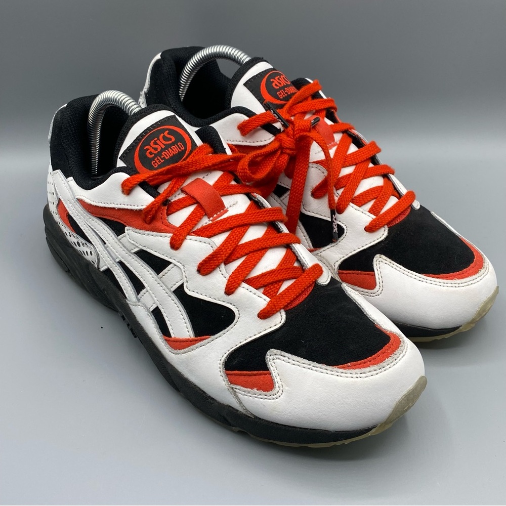 ASICS Gel Tiger Diablo - Black, White, Red Sneakers
